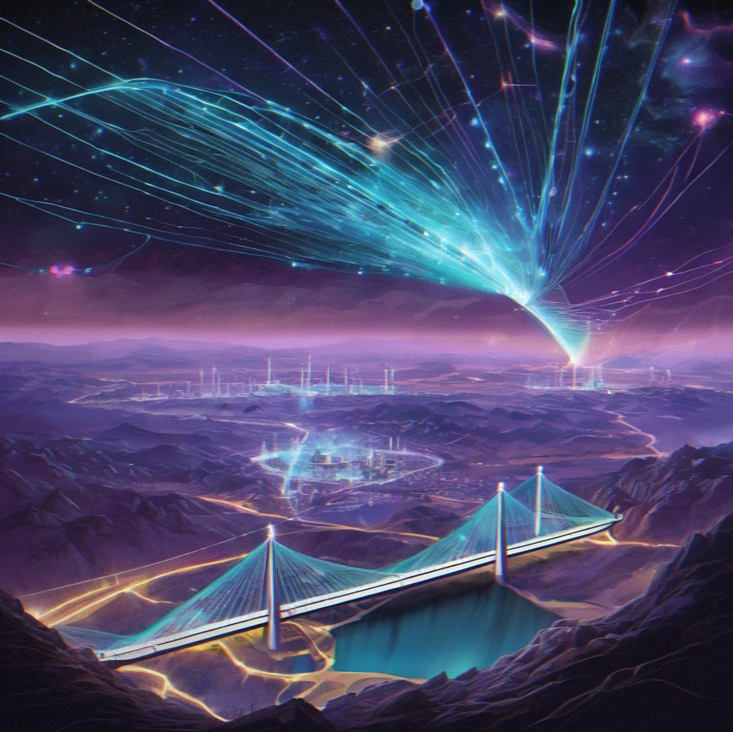 Power transmission network showing how much energy you're losing on each of six different routes, with superconducting cable upgrades being installed